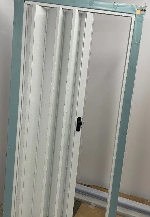 Easy intsall PVC folding door for indoor decoration